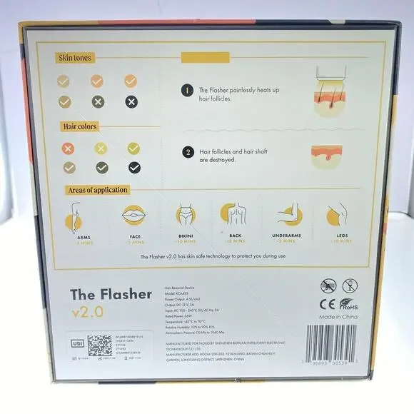 Nood Flasher 2.0 — IPL Laser Hair Removal Device for Women & Men - Picture 3 of 6